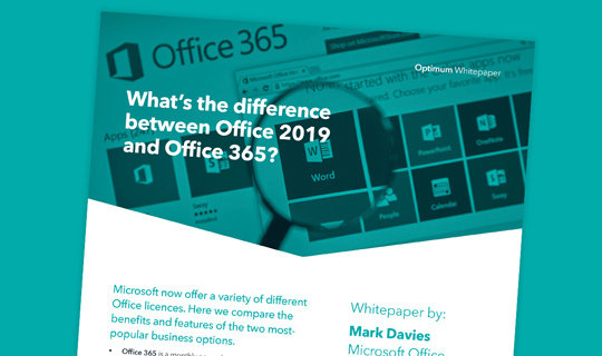 difference between office 2016 and 2019